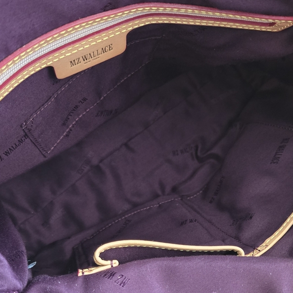 MZ Wallace Small Belle In Mulberry - New, Never Used! - Picture 5 of 10